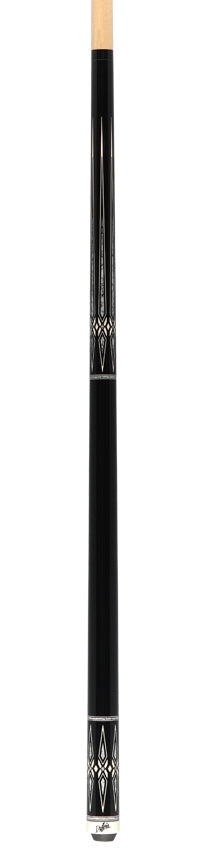 Dufferin D492 No Wrap Pool Cue - Midnight Black with White Recon Graphic