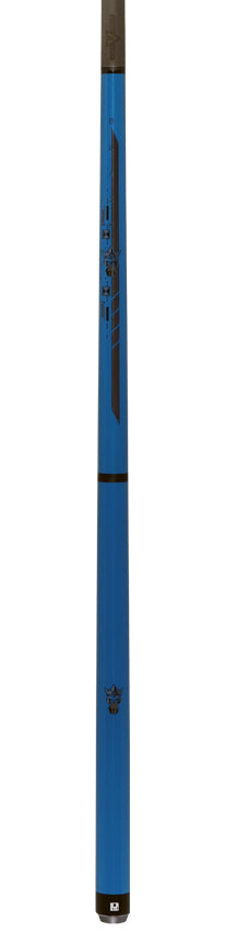 Little Monster LMBRKJMPNWBLEGG Blue Egg No Wrap Break/Jump Cue with Carbon Fiber Shaft