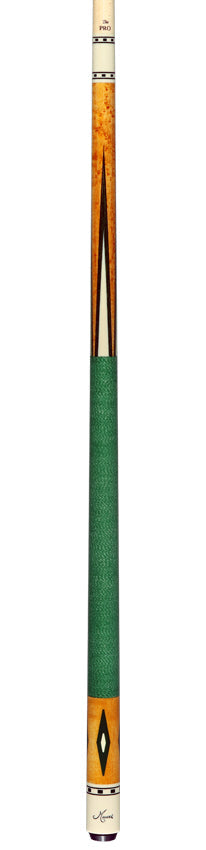 Meucci Economy Series EC7G Pool Cue - Green with Pro Shaft