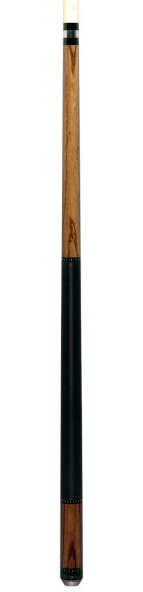 KODA KD38GY Gray-Stained Zebrawood Pool Cue with Linen Wrap