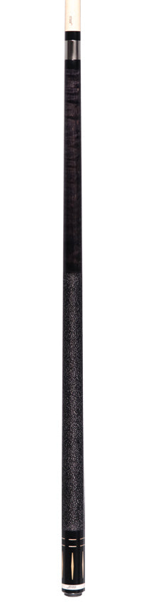 Joss Charcoal-Stained Maple with Maple Inlays Pool Cue - JC20-125