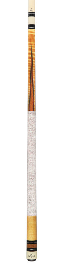 Meucci ECHO-1 Pool Cue - Curly Maple with Tulipwood Points and "The Pro" Shaft
