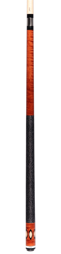 Joss Nutmeg-Stained Maple with Black and Maple Inlays Pool Cue - JC25944