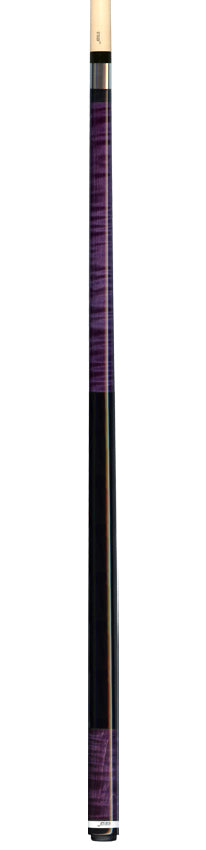 Joss Purple Stained No Wrap Pool Cue - JCPUR