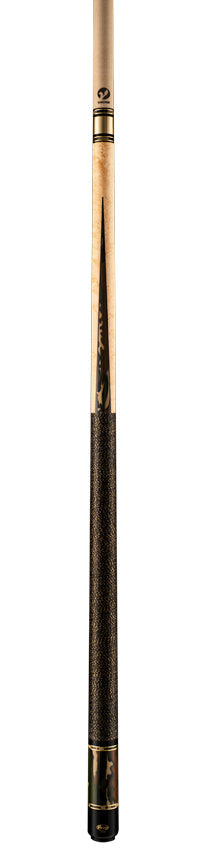 Viking DF0304 Defender Series Birdseye Maple Forearm with Woodland Hideaway Pearl Points Pool Cue