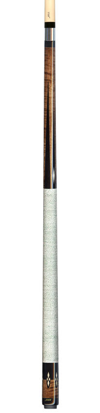 Joss Walnut-Stained Maple with Black Points Pool Cue - JC20-124