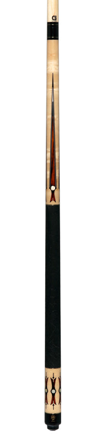McDermott MCD50E 50th Anniversary Series Pool Cue - Birdseye Maple and Cocobolo Points with G-Core Shaft and Commemorative 1x1 Case