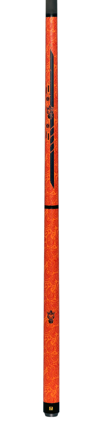 Little Monster Orange Egg Textured No Wrap Break/Jump Cue with Carbon Fiber Shaft