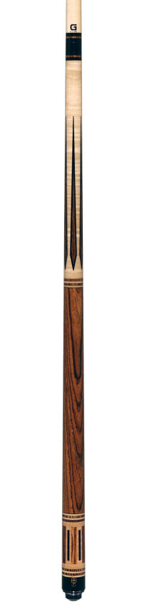 McDermott G807C Cue of the Month with G-Core Shaft - Curly Maple with Bocote and Black Urethane Inlays