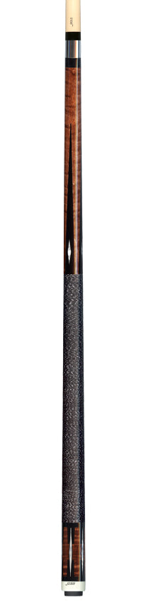 Joss Nutmeg Stained Maple with 4 Black Points Pool Cue - JC20-100