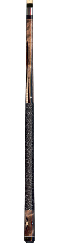 Joss Walnut-Stained Maple with Maple Points and Pearl Inlays Pool Cue - JC20-04