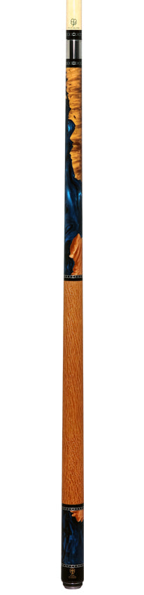 McDermott H1452 H-Series Pool Cue - Deep Sea ShokWood with Sharkskin Wrap