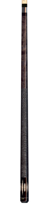 Joss Black-Stained Maple with Natural Curly Inlays Pool Cue - JC20-24