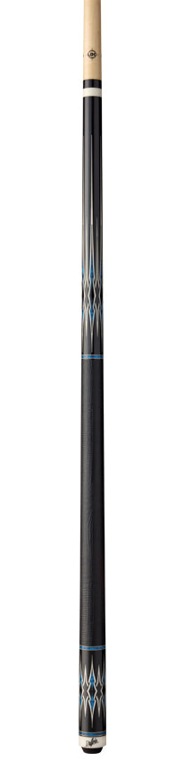 Dufferin D503 Pool Cue with Lizard Embossed Leather Wrap - Blue Ridge