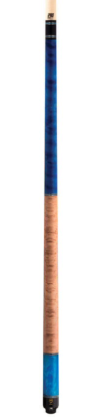 McDermott SL05 Select Series Cue -Pacific Blue and Natural Maple with Blue Pearl