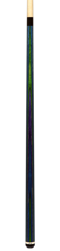 Jacoby Element Wind Cue Laminated Gray/Green/Blue - JACLAMWIND
