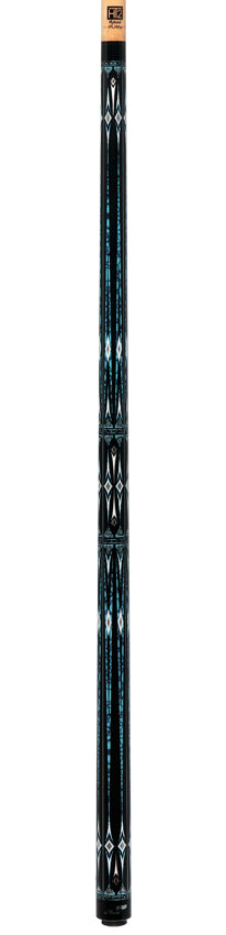 Fury LC6 No Wrap Pool Cue with Free 1x1 Case, Glove, and Chalk