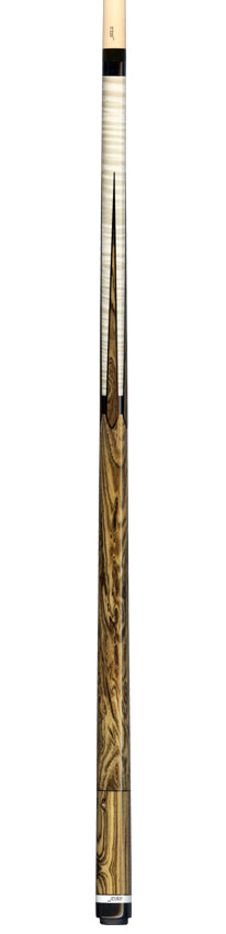 Joss Maple with Bocote Points and Wrap Handle Pool Cue - JC20-150B