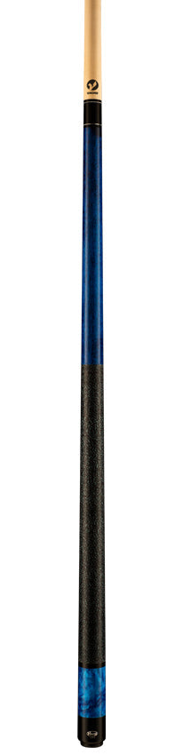 Viking ST0707 Storm Series Play Cue - Ocean Blue-Stained Maple with Blue Premium Pearl