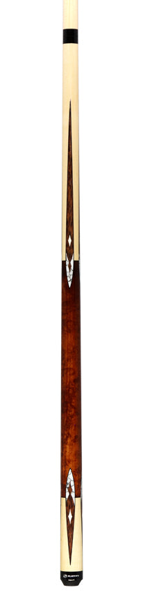 Players G4147 Graphic Pool Cue - Maple With White Recon Wrapless Cue