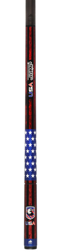 Rhino RCJMPVOYUSA Voyager Series Carbon Jump Cue - USA Flag