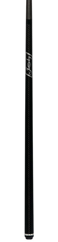 Jacoby CPCWH Game Changer Series Carbon with White Buffalo Turquoise Ring Play Cue with 12.70mm Jacoby Black V4 Carbon Fiber Shaft