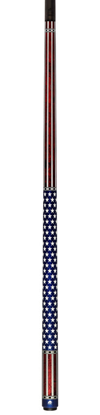 Rhino RCVOYUSA Voyager Series Carbon Pool Stick -3D Wrap USA