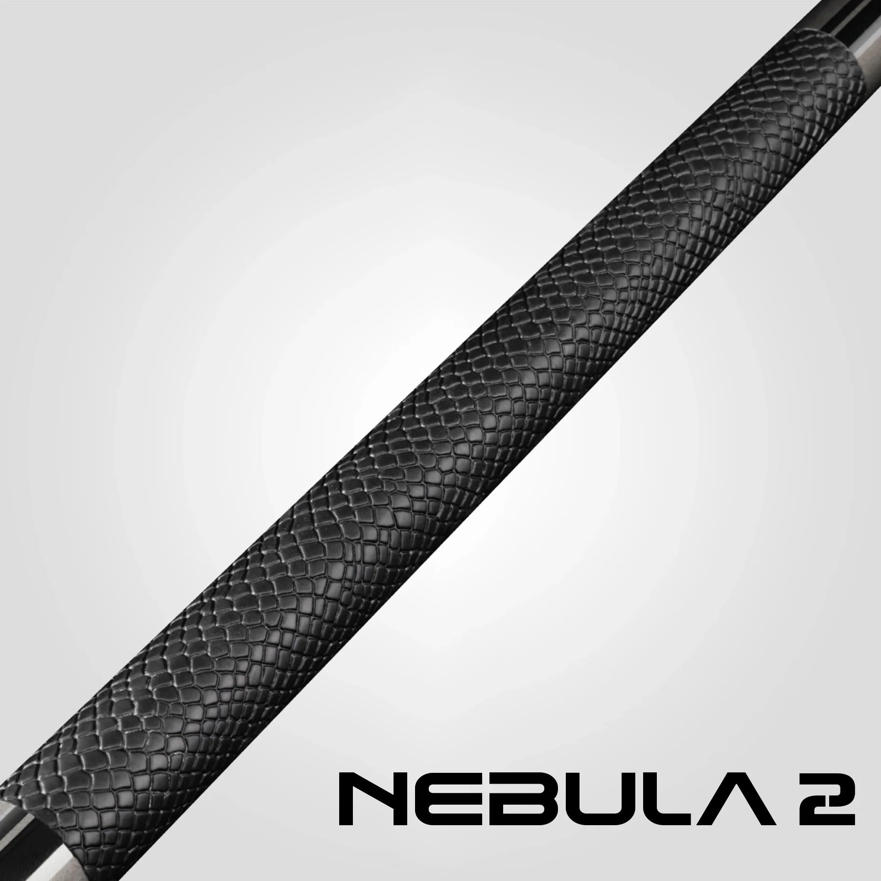 Rhino RCNEB2SWGY Nebula 2 Pool Cue with Sport Wrap - Charcoal Gray
