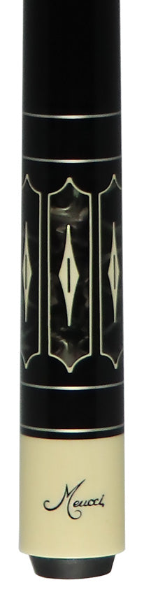 Meucci Starlight 1 SL-1 Pool Cue - Maple with Black Points with Pro Shaft