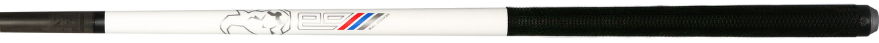 Bull Carbon Pearl White Insane Air Jump Cue with Multi-Zone Sport Grip Wrap