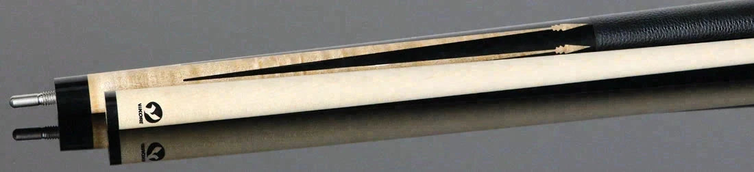 Viking Two-Feather Coyote Pool Cue with Vikore Shaft - SG-TF-CT2 New Design