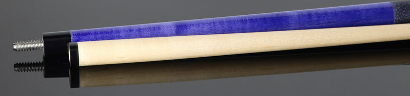 McDermott GS14 GS Series Pool Cue - Purple-Stained Michigan Maple with Irish Linen Wrap