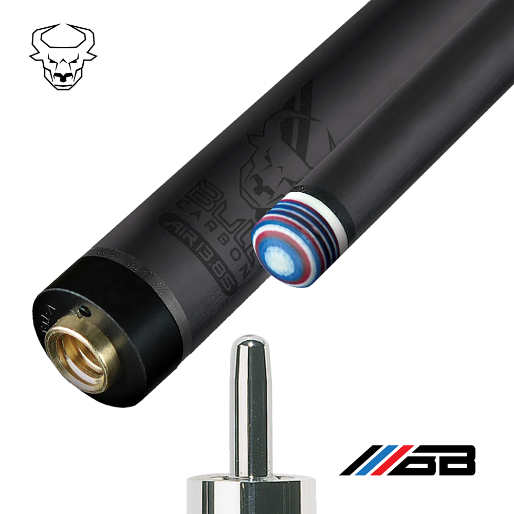 Bull Carbon Insane Air Jump Cue with Sport Grip - Pink Perfection