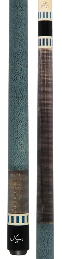 Meucci BE-12 Pool Cue - Gray-Stained Maple Pro Shaft