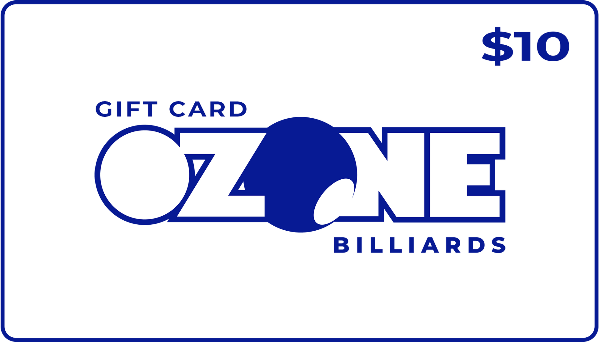 $10 Ozone Gift Card
