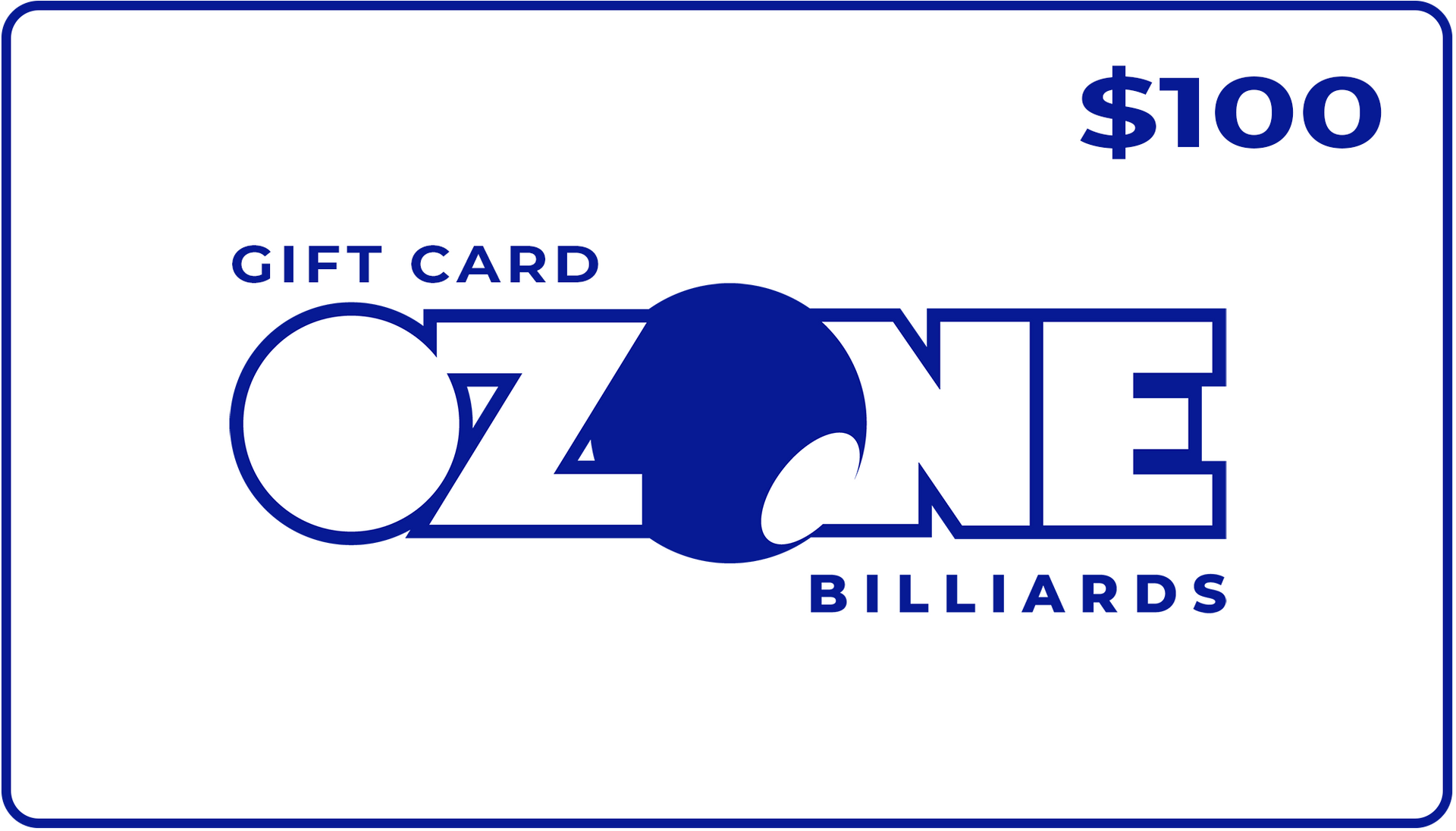 Ozone Billiards Gift Card