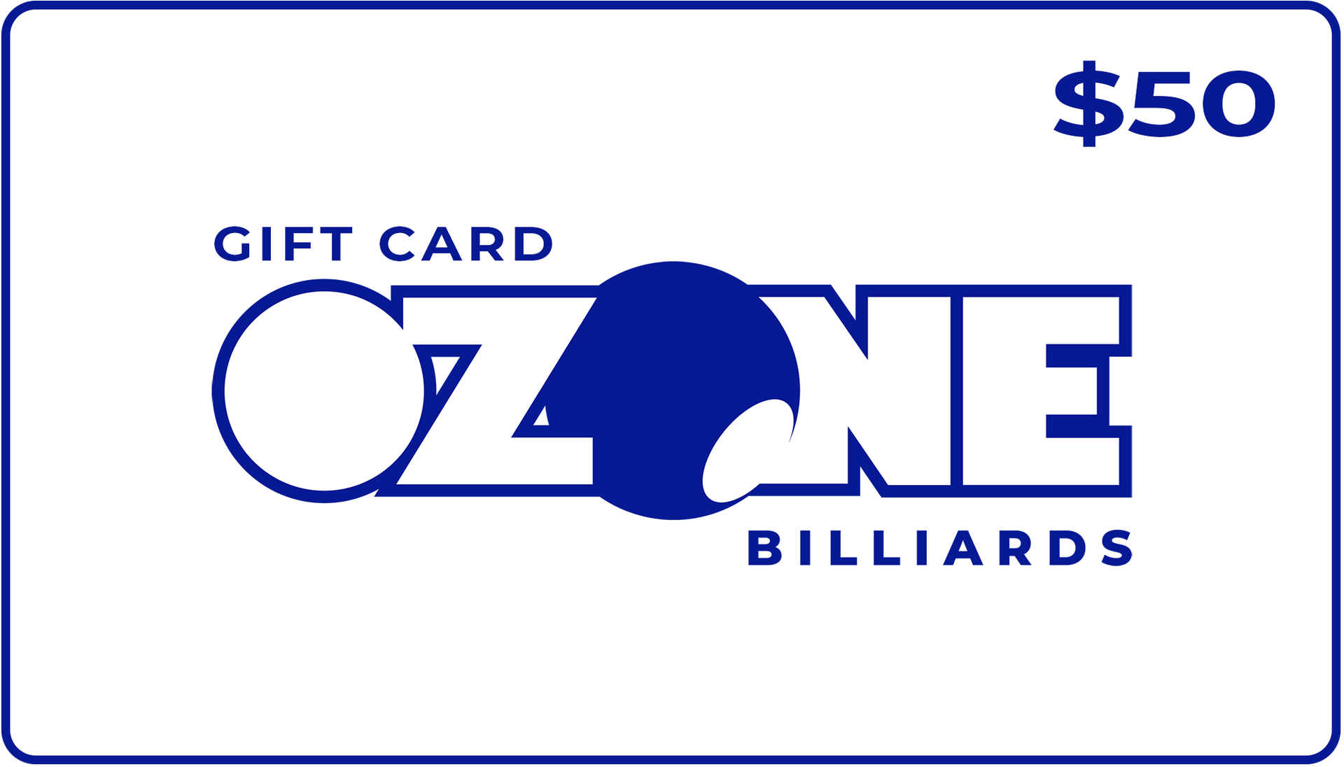 Ozone Billiards Gift Card