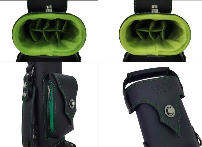 Holly Spectrum Series Hard Cue Case - Emerald Stitched