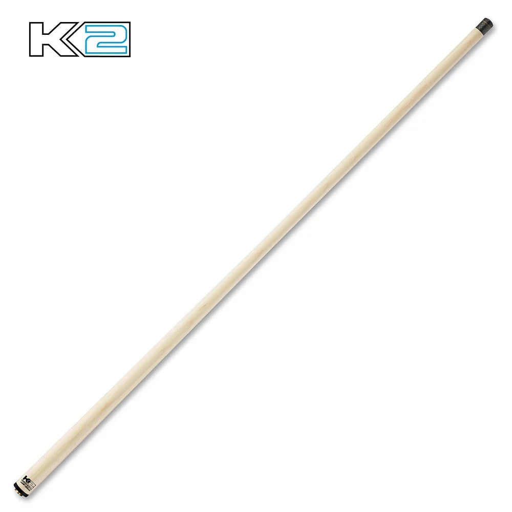 K2 Black and Blue Curly Maple 6 in 1 No Wrap Break/Jump Pool Cue