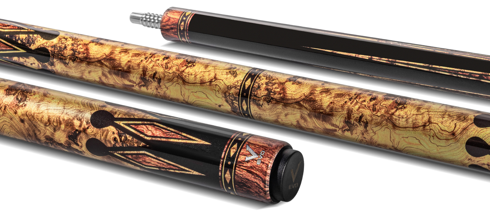 EVO Warrior Canyon Bronze No Wrap Pool Cue