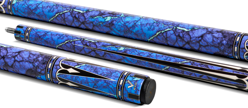 EVO Gemstone Skyflare No Wrap Pool Cue
