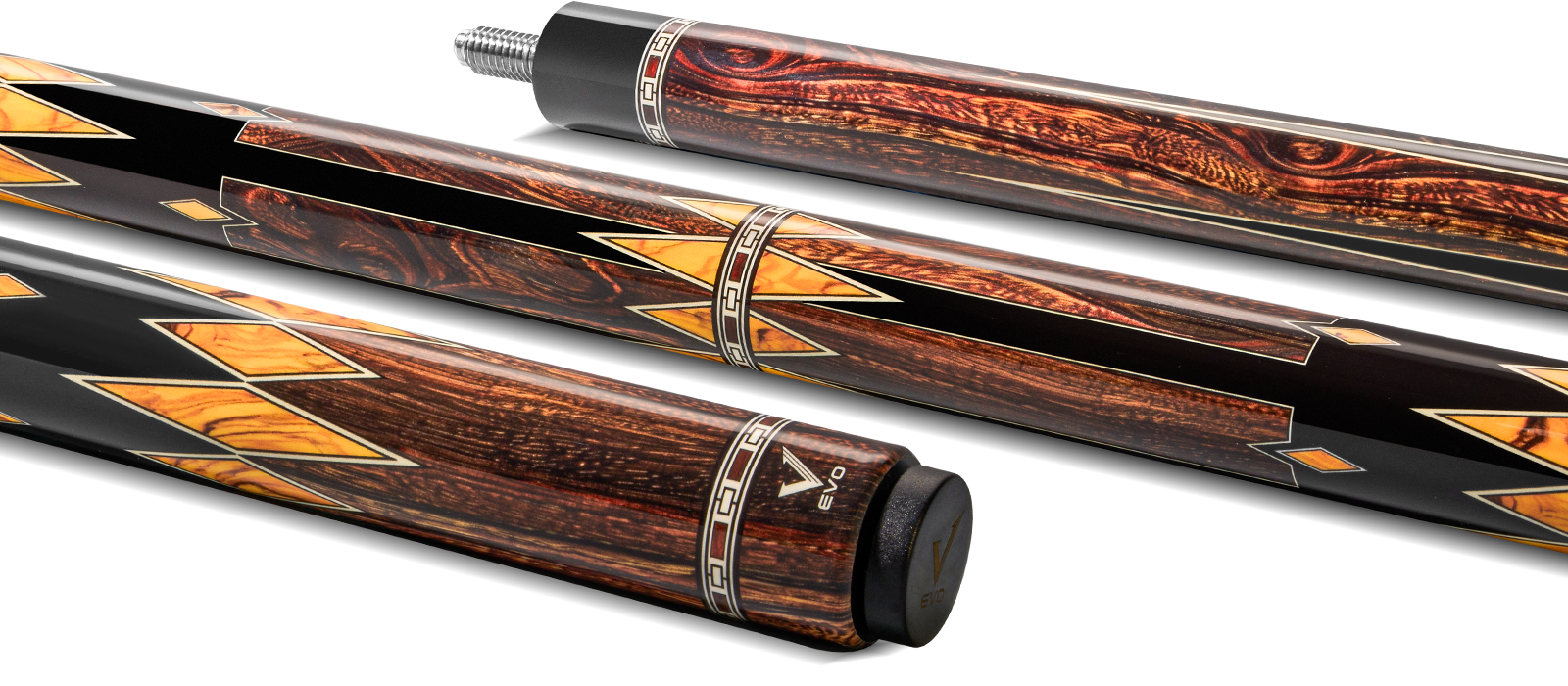 EVO MEG Ember Fang No Wrap Pool Cue