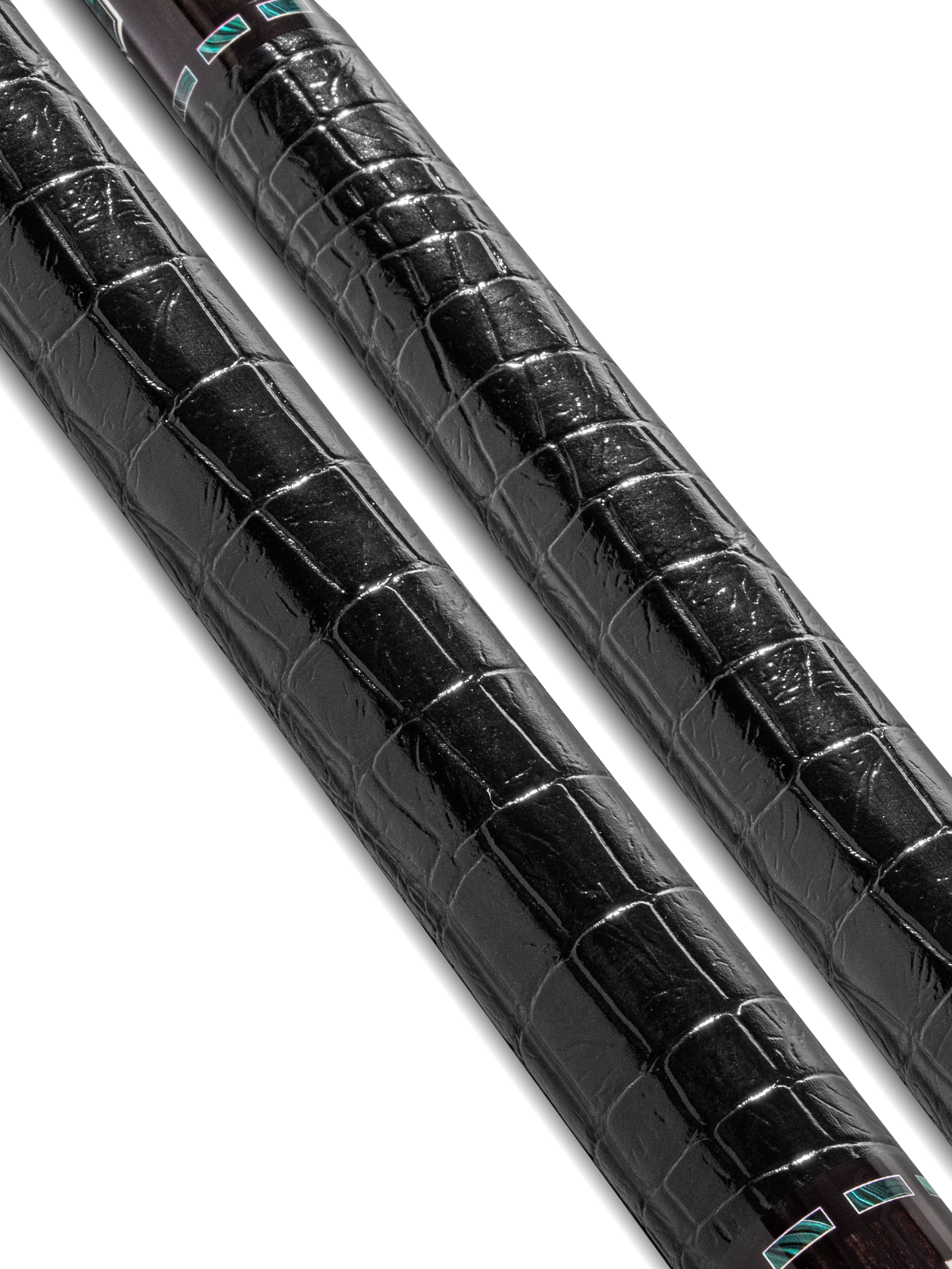 EVO Luna Malachite Eclipse Leather Wrap Pool Cue