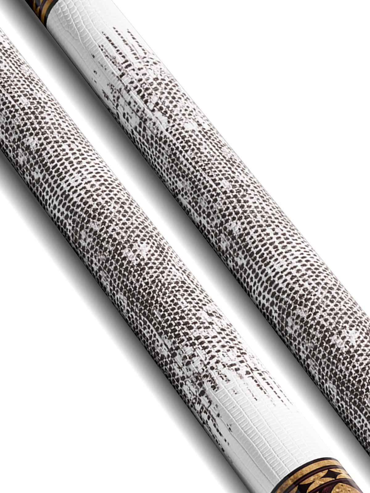 EVO Crown Royal Black Pool Cue with White Lizard Wrap