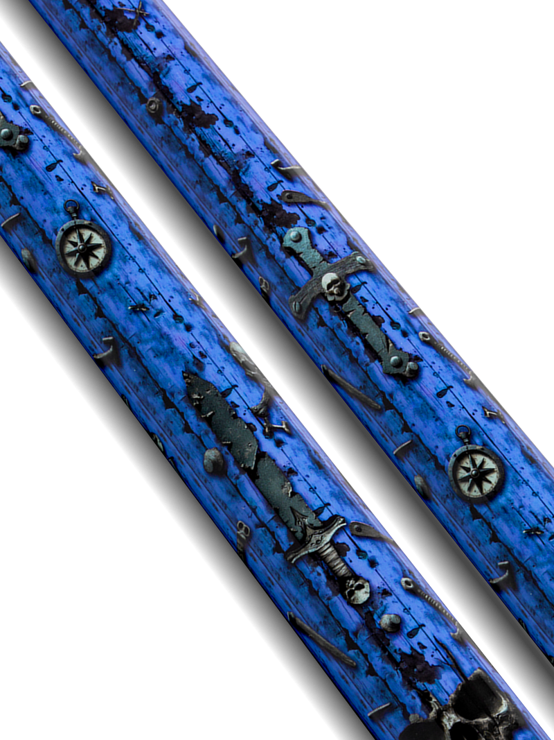 EVO Pirate Series Sea Wrath No Wrap Pool Cue