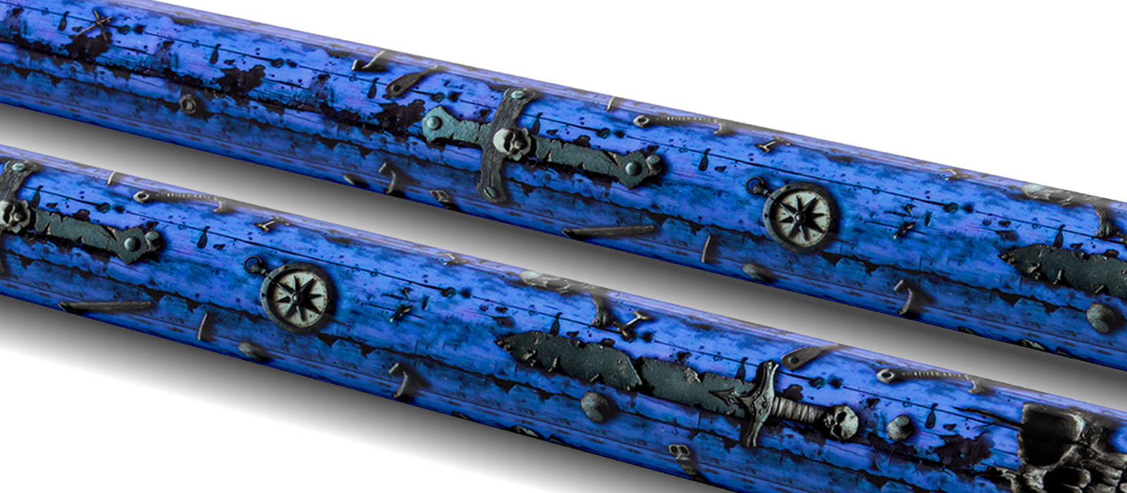 EVO Pirate Series Sea Wrath No Wrap Pool Cue