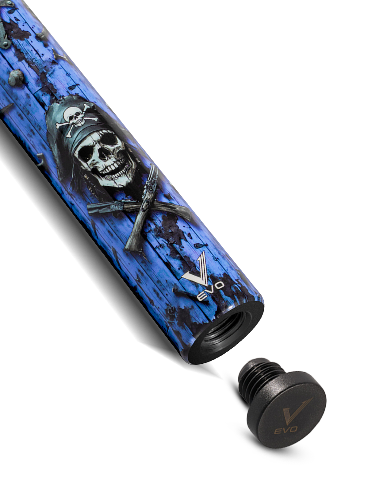 EVO Pirate Series Sea Wrath No Wrap Pool Cue