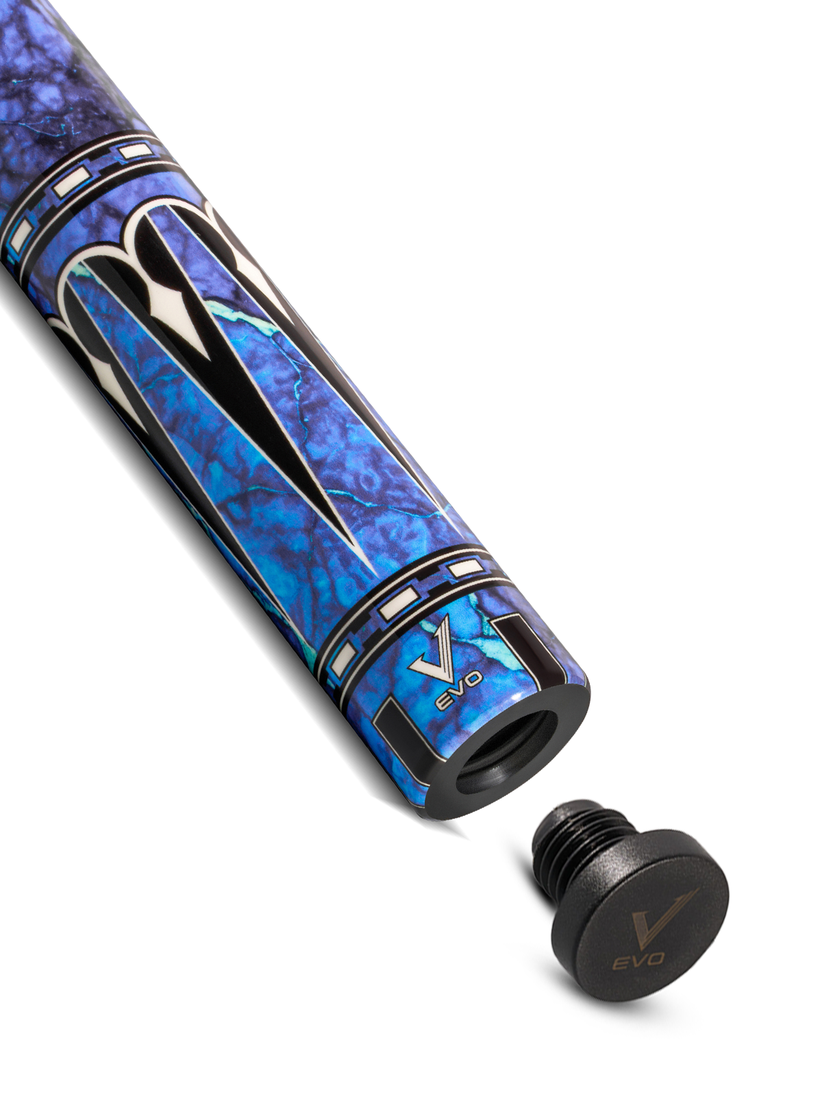 EVO Gemstone Skyflare No Wrap Pool Cue