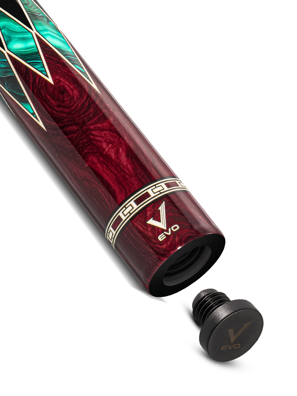 EVO MEG Crimson Jaw No Wrap Pool Cue