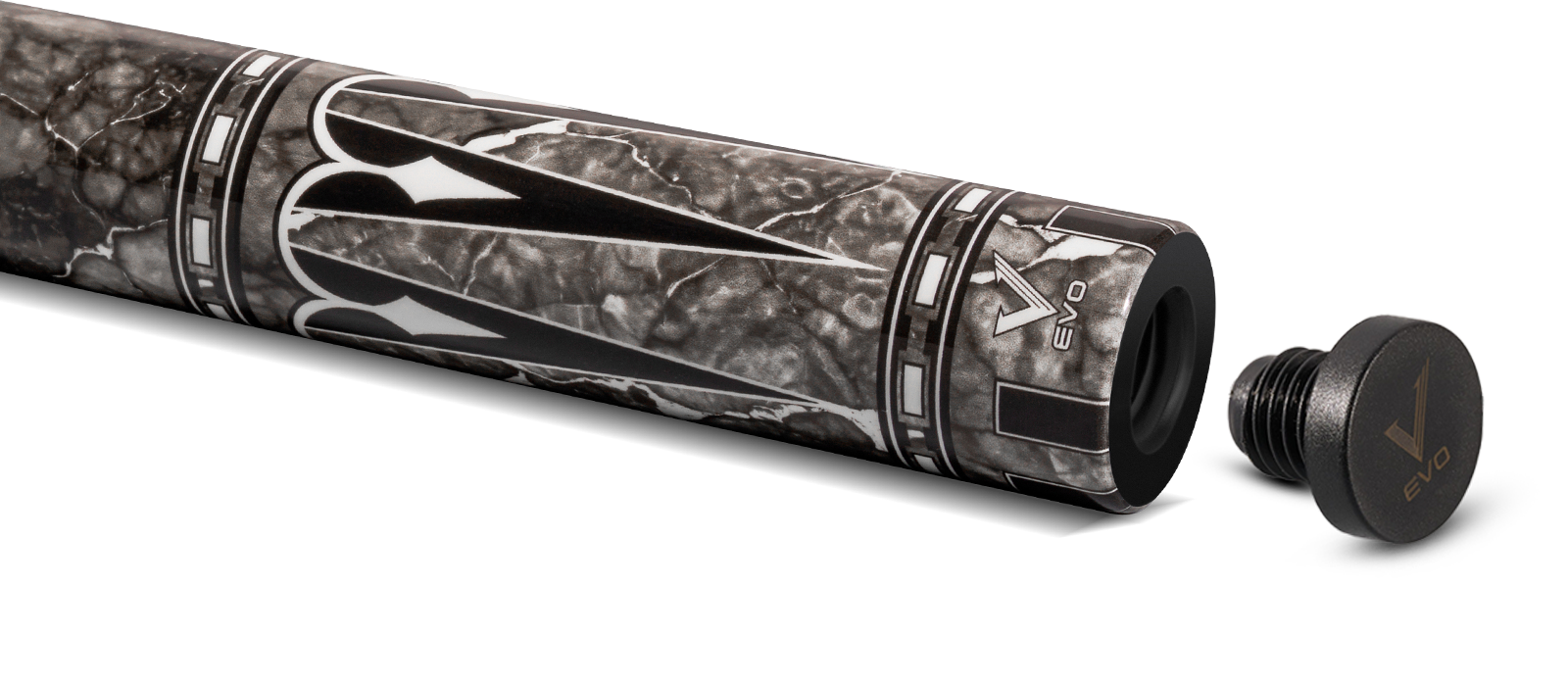 EVO Gemstone Nightglow No Wrap Pool Cue